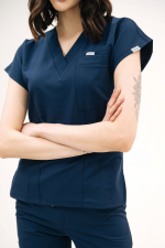 Zdravotnická halenka 609 R Navy - fotka 3