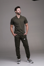 Zdravotnické oblečení set halena a kalhoty 50299 Olive - fotka 2