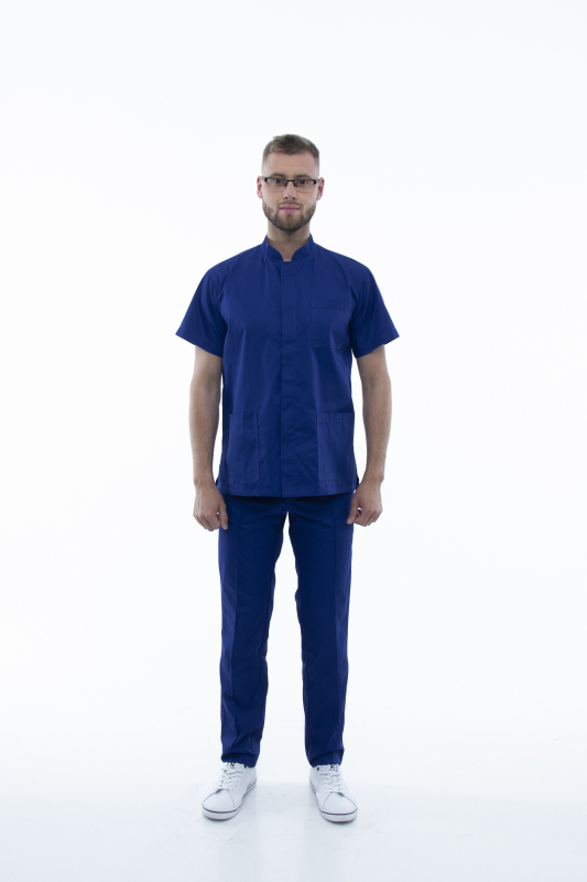 Zdravotnícke oblečenie set košeľa a nohavice 20182 Electro - fotka 2
