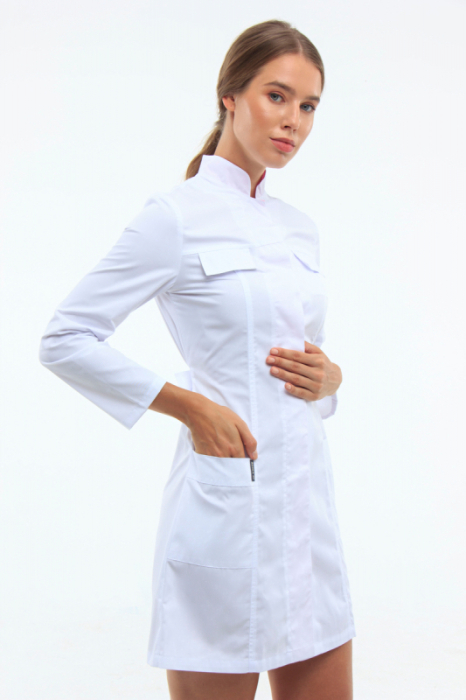 Medical gown 105/1 White Medical gown 105/1 White - photo