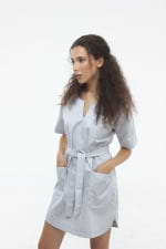 Zdravotnické šaty 137 Bílá - fotka 4