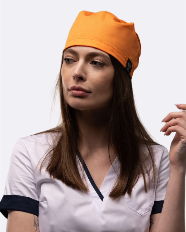 Медична шапочка 1000 Морквяний - фото