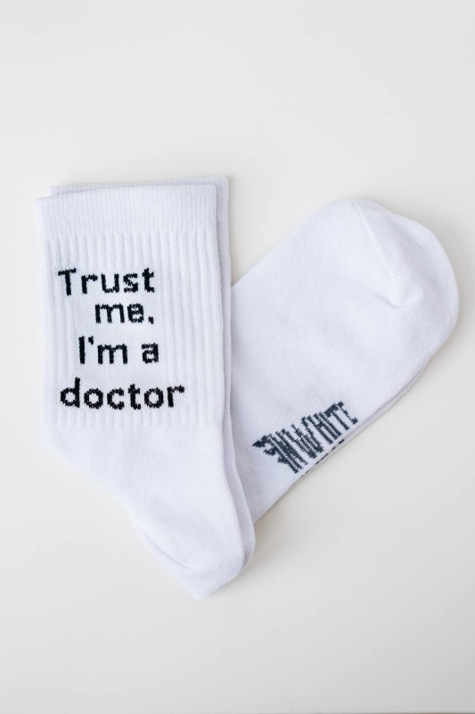 Ponožky "Trust me. I`m a doctor" - fotka